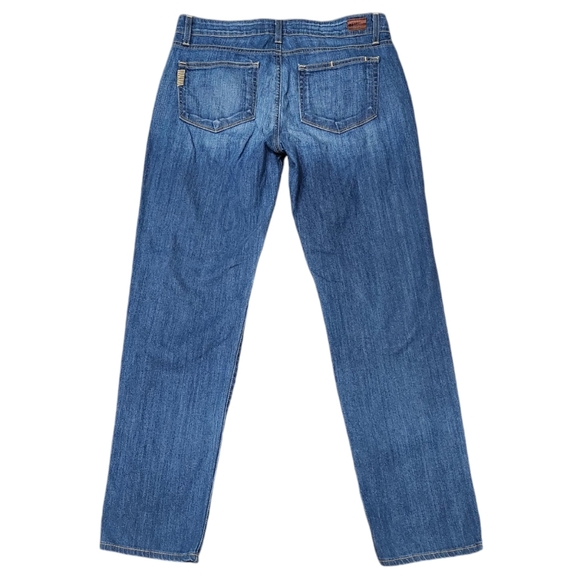 PAIGE Blue Skyline Ankle Peg Mid-Rise Jeans Lightweight Size 29 - Picture 2 of 9